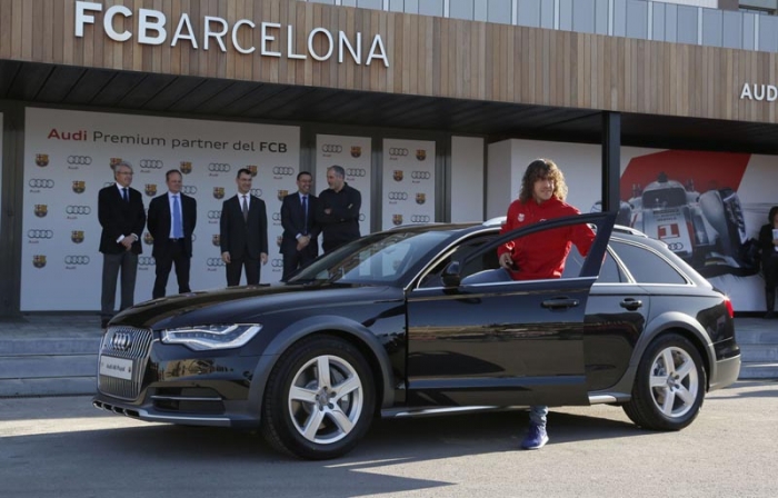 Audi a livrat maşini şi Barcelonei