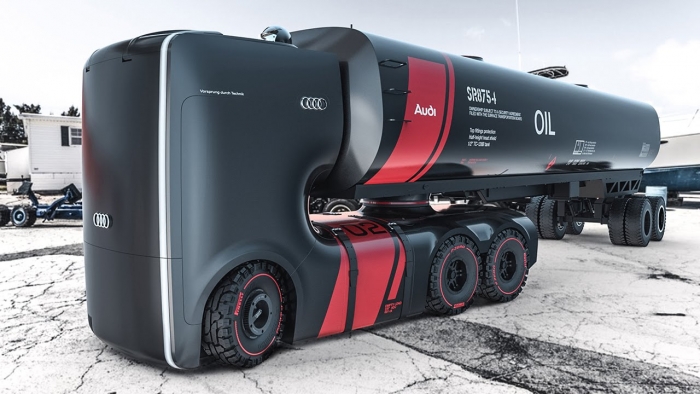 Concept futurist de camion pentru Audi