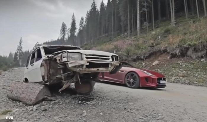 Jaguar F-Type, testat pe cele mai frumoase drumuri din România