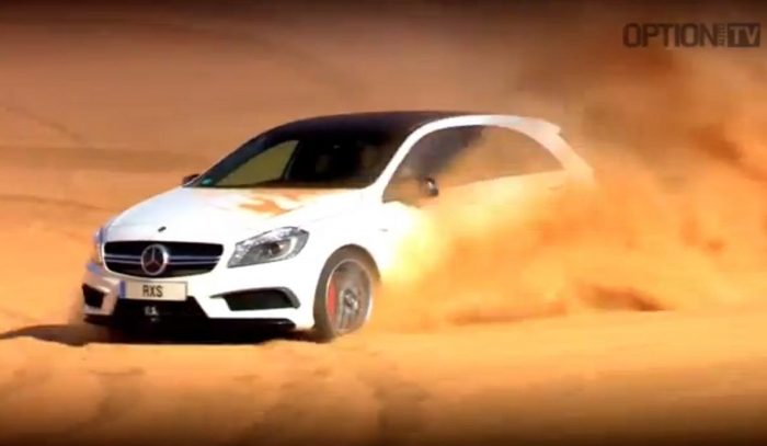 A45 AMG, pe dune în deşert