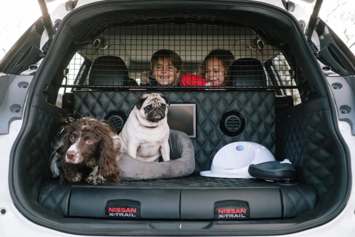Nissan X-Trail 4Dogs, modelul în care și câinii se simt câini