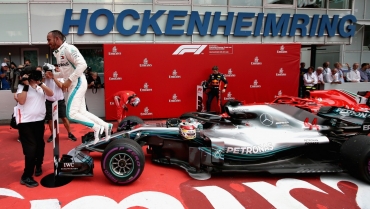 Seceta de victorie a lui Vettel în Germania continuă din cauza... ploii