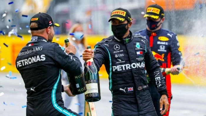 Hamilton și Bottas aduc prima dublă pentru Mercedes în Marele Premiu al Stiriei