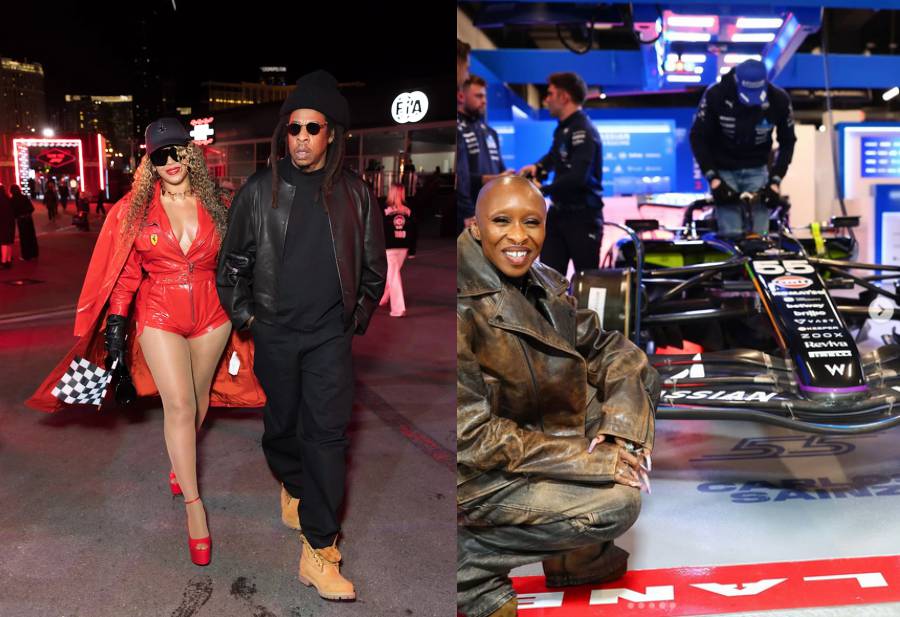 Beyoncé și Cynthia Erivo au atras privirile la Marele Premiu de Formula 1 de la Las Vegas