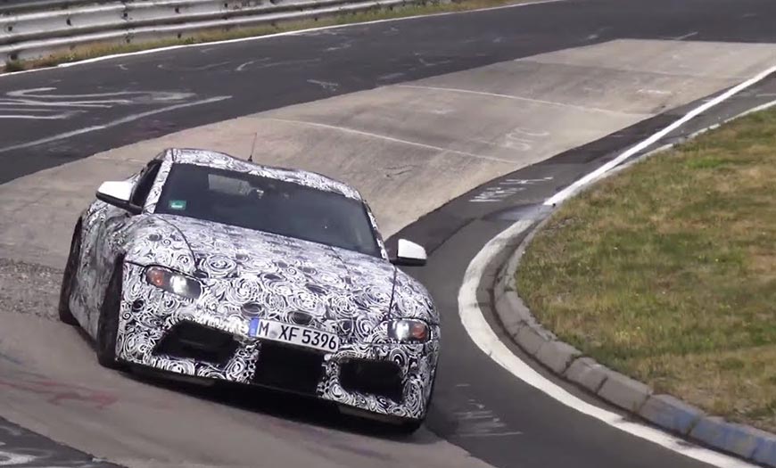 Toyota testează viitorul Supra 2018 pe Nurburgring :: VIDEO