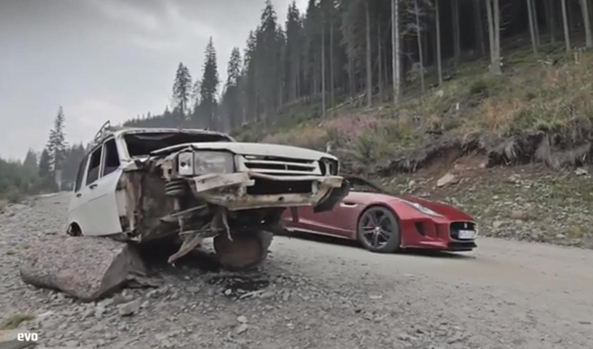 Jaguar F-Type, testat pe cele mai frumoase drumuri din România