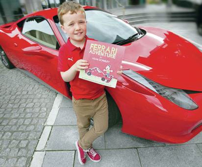 Autorul cartii 'Ferrari Adventure' a primit un mesaj emotionant