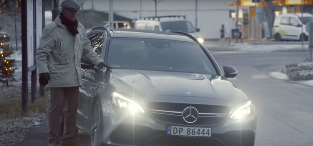 Solberg, Mercedes AMG și o farsă de zile mari