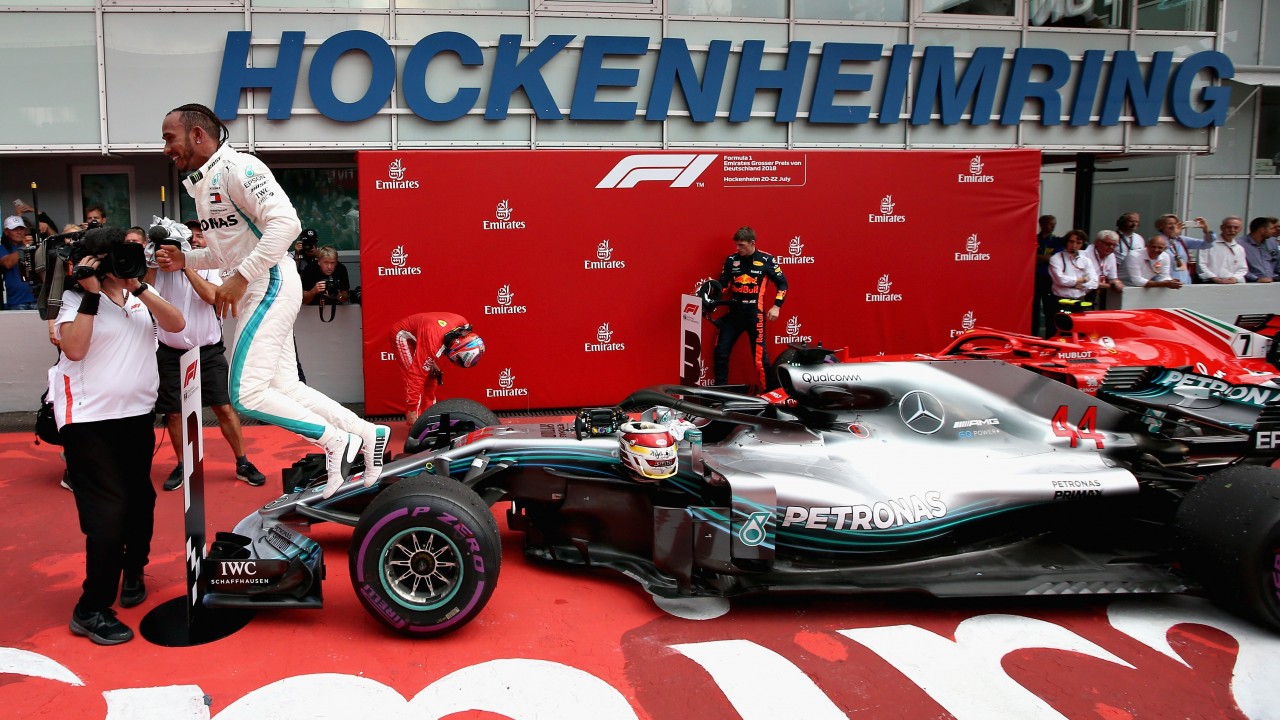 Seceta de victorie a lui Vettel în Germania continuă din cauza... ploii